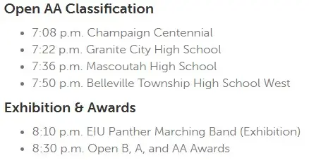 eiu pmb festival schedule 2025